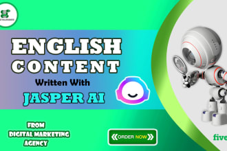 write your articles and content with jasper