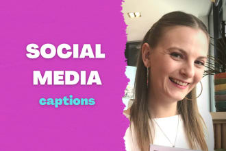 write catchy captions for your social media posts