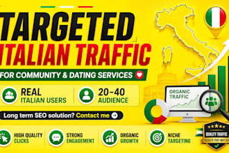 promote your link to italian dating community