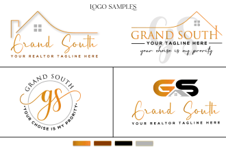 make a signature logo for realtor, photography jewelry for your business