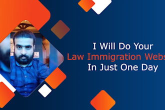 design your law immigration websites in just one day