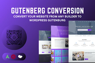 convert elementor, wpbakery builder to gutenberg wordpress