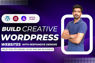develop beautiful wordpress elementor website  grow your business