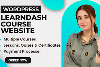 do wordpress lms course website using learndash