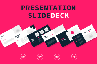 design a professional google slides presentation for you