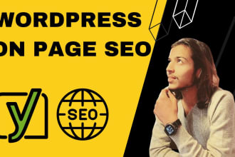 do complete on page SEO using yoast for wordpress website