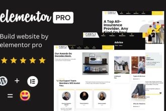 build an incredible wordpress website using elementor pro