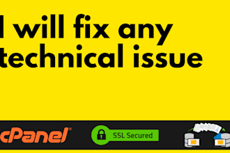 fix any domain, hosting or cpanel issues
