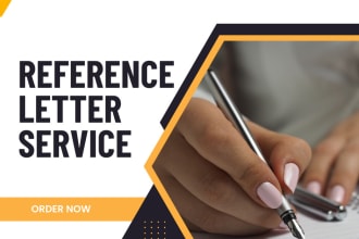 edit proofread and revise your reference letter