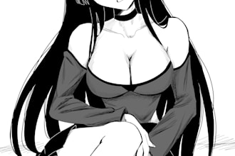 draw manga characters for you