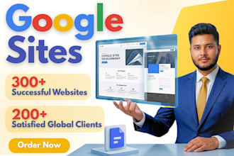 create a website using google sites