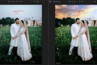 edit retouch your wedding or event photography perfect