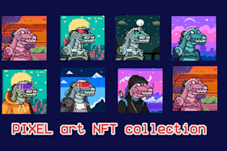 custom original pixel art for your nft collection