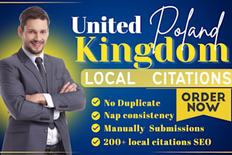 do uk local citations and poland local citation