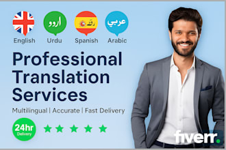 provide professional translation services in multiple languages