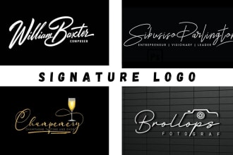 design handwriting, scripted, cursive, custom font, modern signature logo