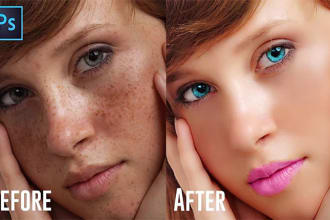 touch up, dodge and burn, wrinkles, acne, business headshot, portrait retouch