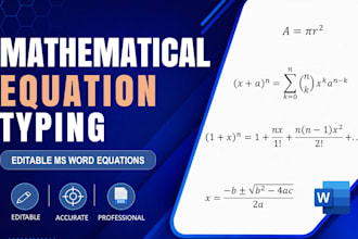 type complex math equations in ms word