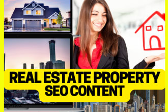 write killer SEO optimized content for real estate business