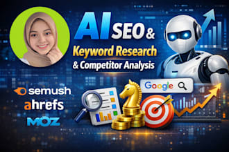 do ai SEO keyword research, competitor analysis to rank on google, ai platforms