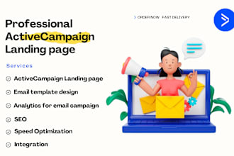 setup cruixie activecampaign landing page for you
