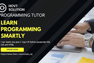 be your programming tutor for c cpp python sql and java