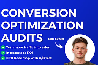provide a conversion rate optimization audit to increase conversion