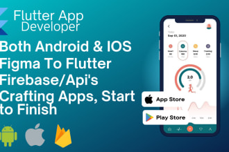 do mobile app development ios app android app and flutter developer