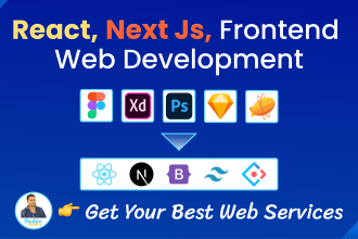 convert figma to react, react js website, react to nextjs