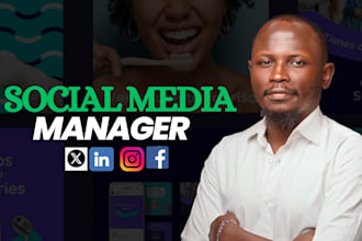 be your social media marketing manager