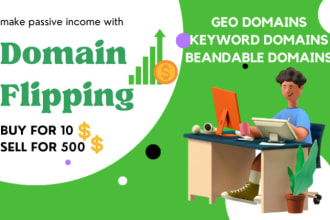 send you a premium domain list to sell 500 dollars or more as passive income