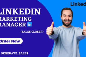 be your b2b appointment setter and linkedin marketing manager