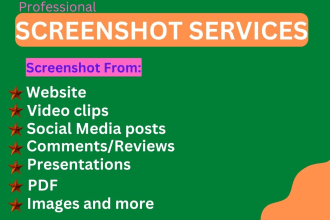 take screenshots from websites, video clips, pdf and more
