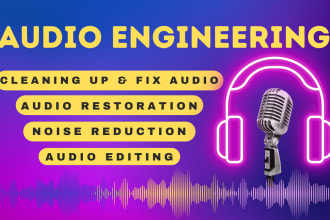 do noise reduction, audio editing, restoration and cleaning up in audacity