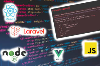 fix your react, vue, laravel and node projects bugs