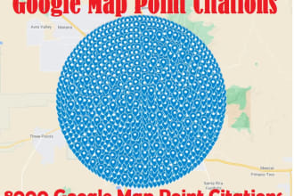 do 8000 google map point citations for local business seo