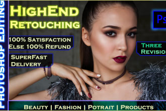 do high end portrait retouching
