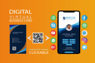 create digital or virtual business card