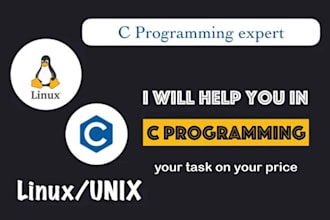 do c programming for you in unix and linux