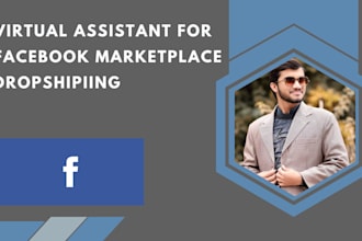 be your VA for ebay and facebook shop dropshipping