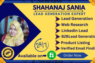 be your perfect lead generator and data entry operator