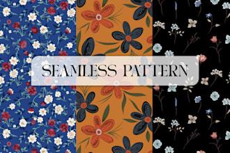 design textile pattern according to your idea