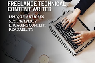 be your freelance technical content writer
