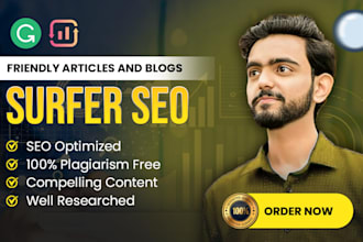 be your surfer SEO friendly article writer or blog post writer