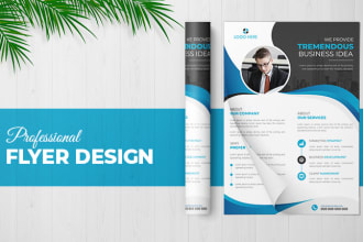 do minimalist business flyer, job hiring ads, one pager or marketing material