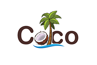 do astonishing coconut tree logo design for your business