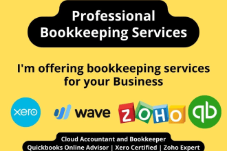 do bookkeeping services by xero quickbooks online zoho books