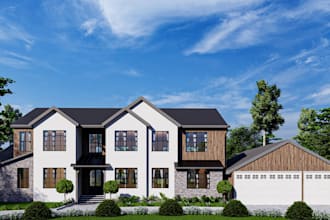 do professional sketchup 3d models and realistic interior and exterior renders