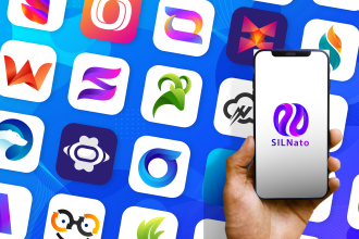 design modern mobile app logo or icon