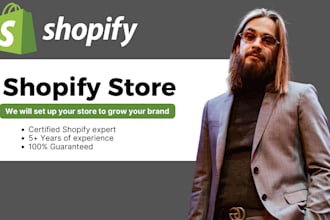 set up a shopify store to expand the brand